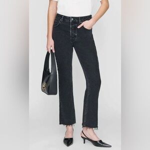 Anine Bing Charcoal Flare Jeans